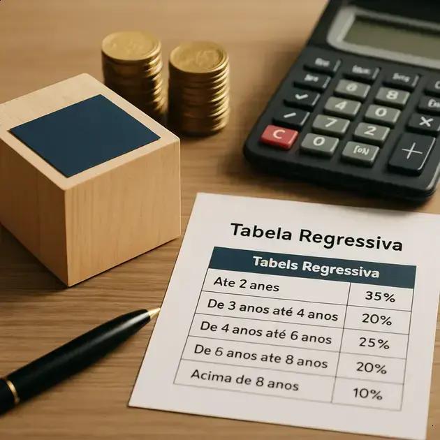 Imposto de Renda em Caixinhas: Tabela Regressiva Explicada